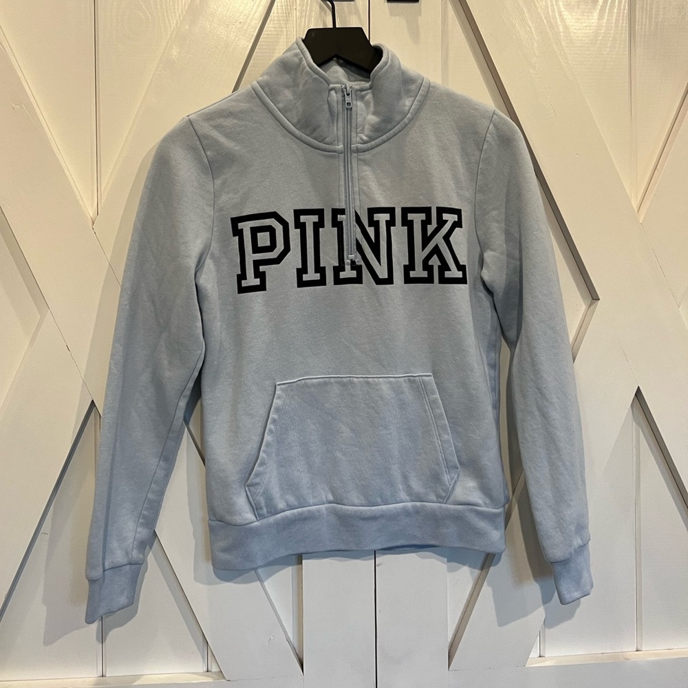 VICTORIA’S SECRET PINK QUARTER ZIP PULLOVER